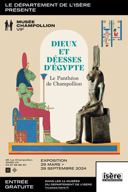 Expo "Dieux et déesses d'Égypte, Le Panthéon de Champollion"