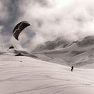 Cours de snowkite au Mont Cenis