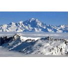 activit de montage Piste de ski alpin : Le Mont Blanc sans les ski