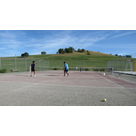 activité de montage Tennis : Court de tennis (terrains multi-sports)