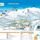 Font-d'Urle-Chaud-Clapier-Lente-Col-de-Carri plan des pistes